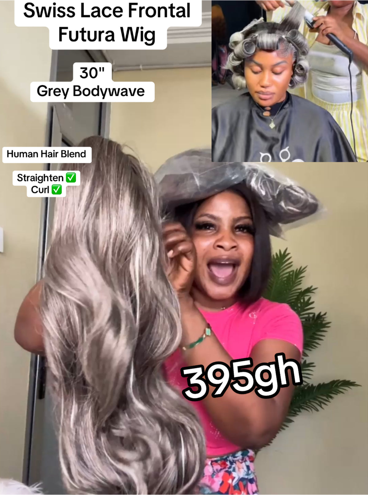Futura Grey Bodywave 30”