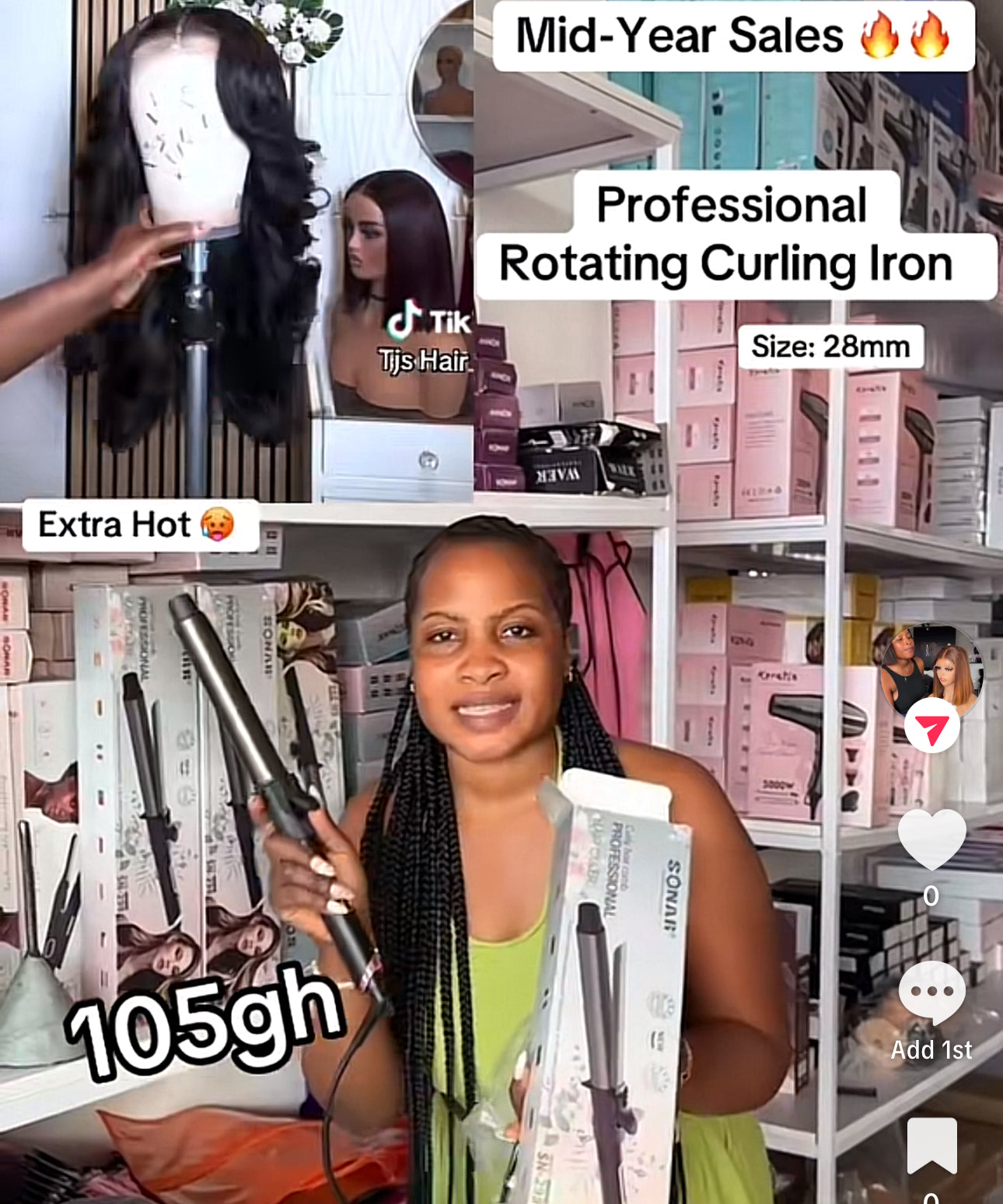 Professional Rotating Curling Iron