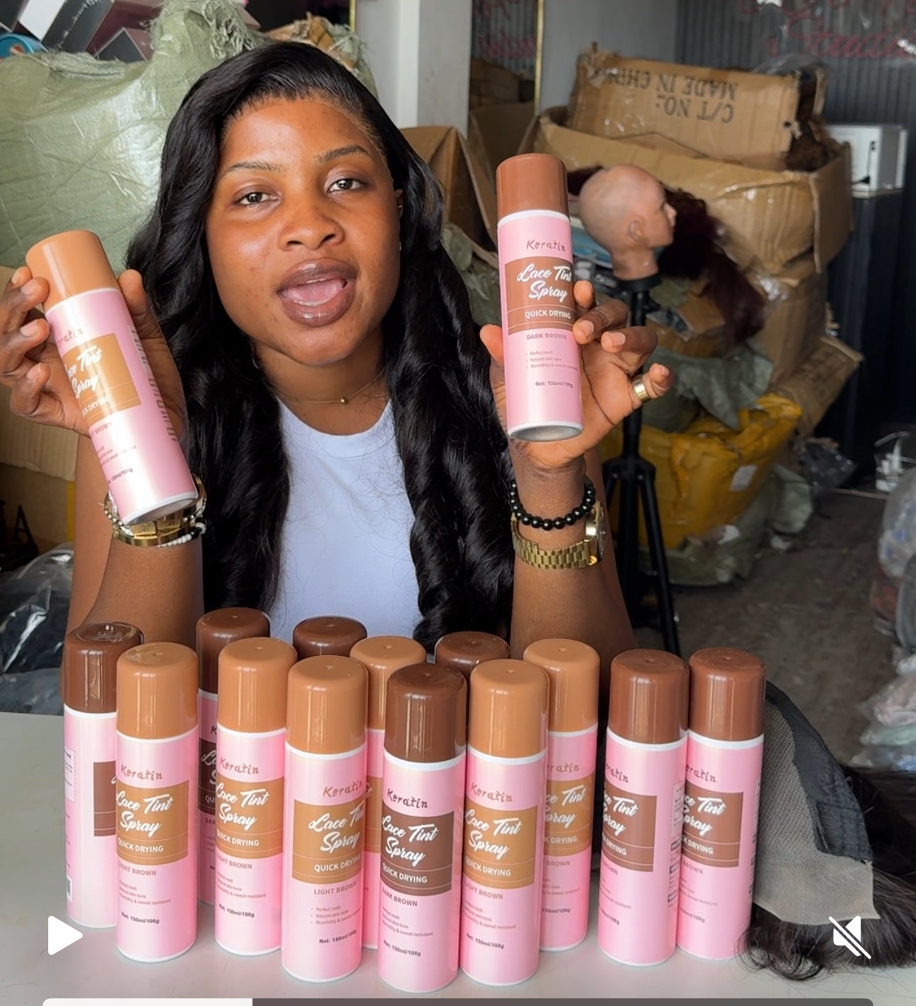 Keratin Lace Tint Spray