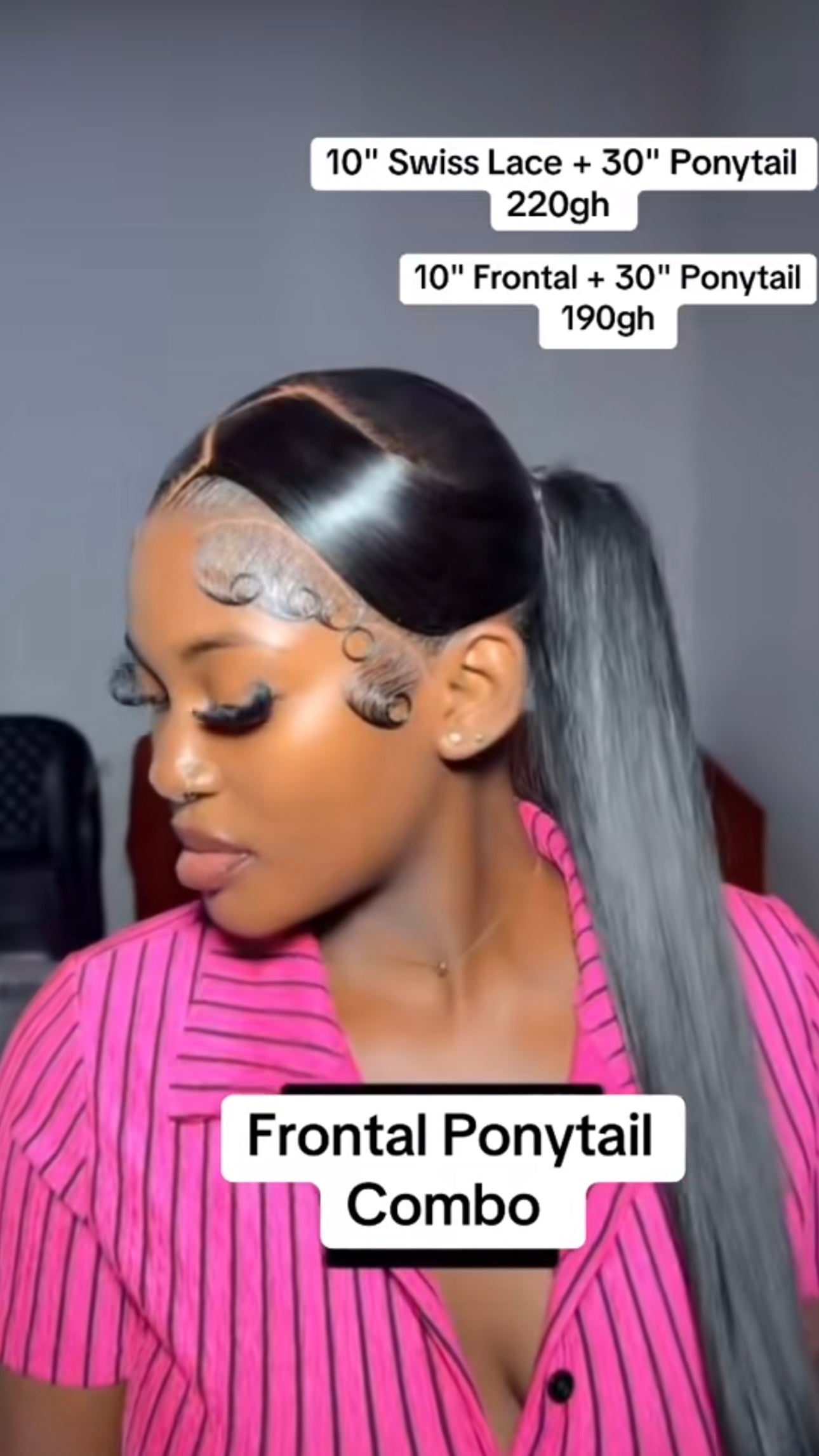 Frontal Pony Combo
