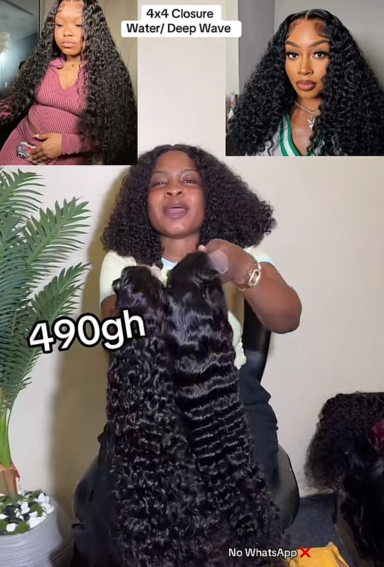 4x4 Closure Water/Deep Wave