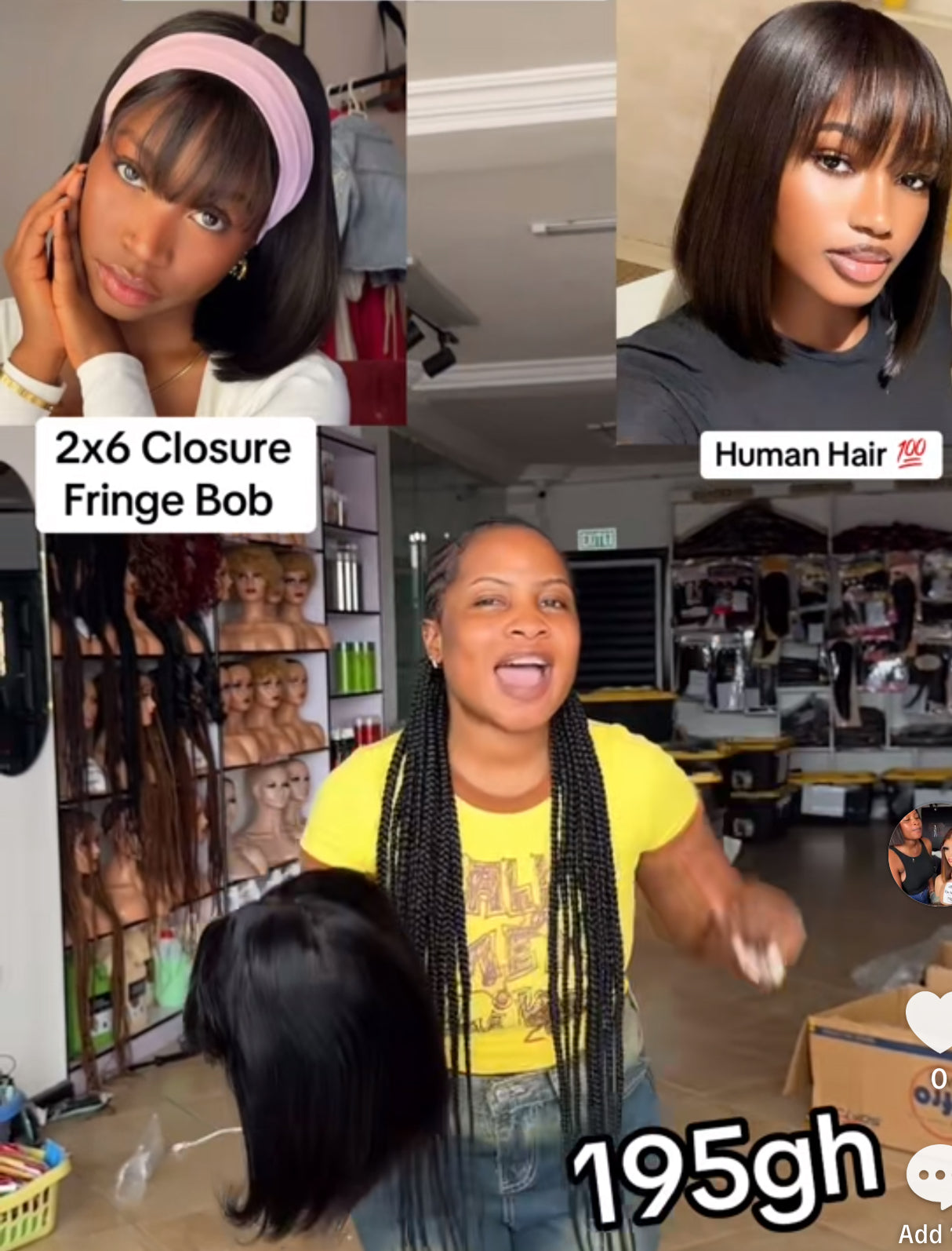 2x6 Fringe Bob