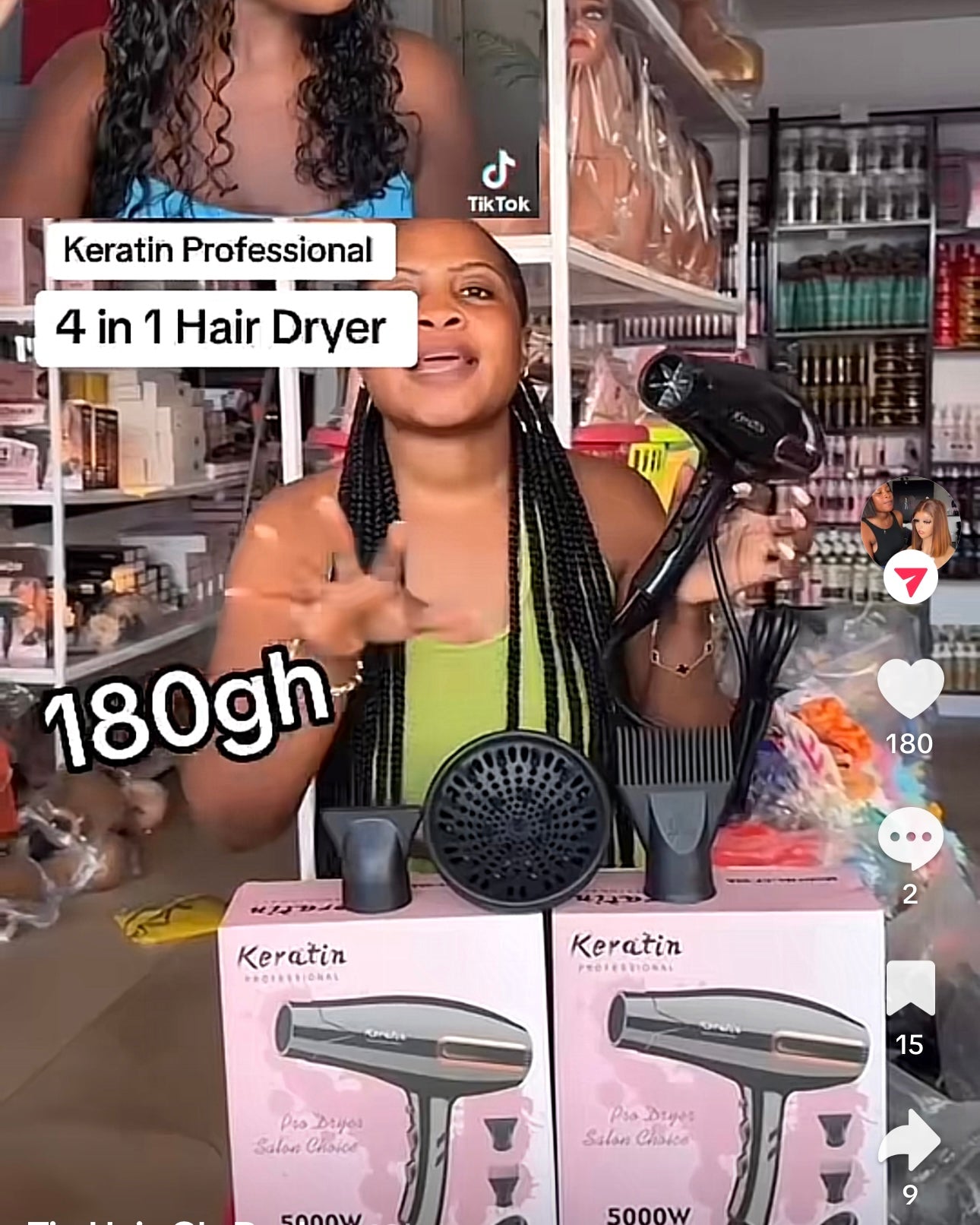 Keratin Professional 4 in 1 Hair Dryer