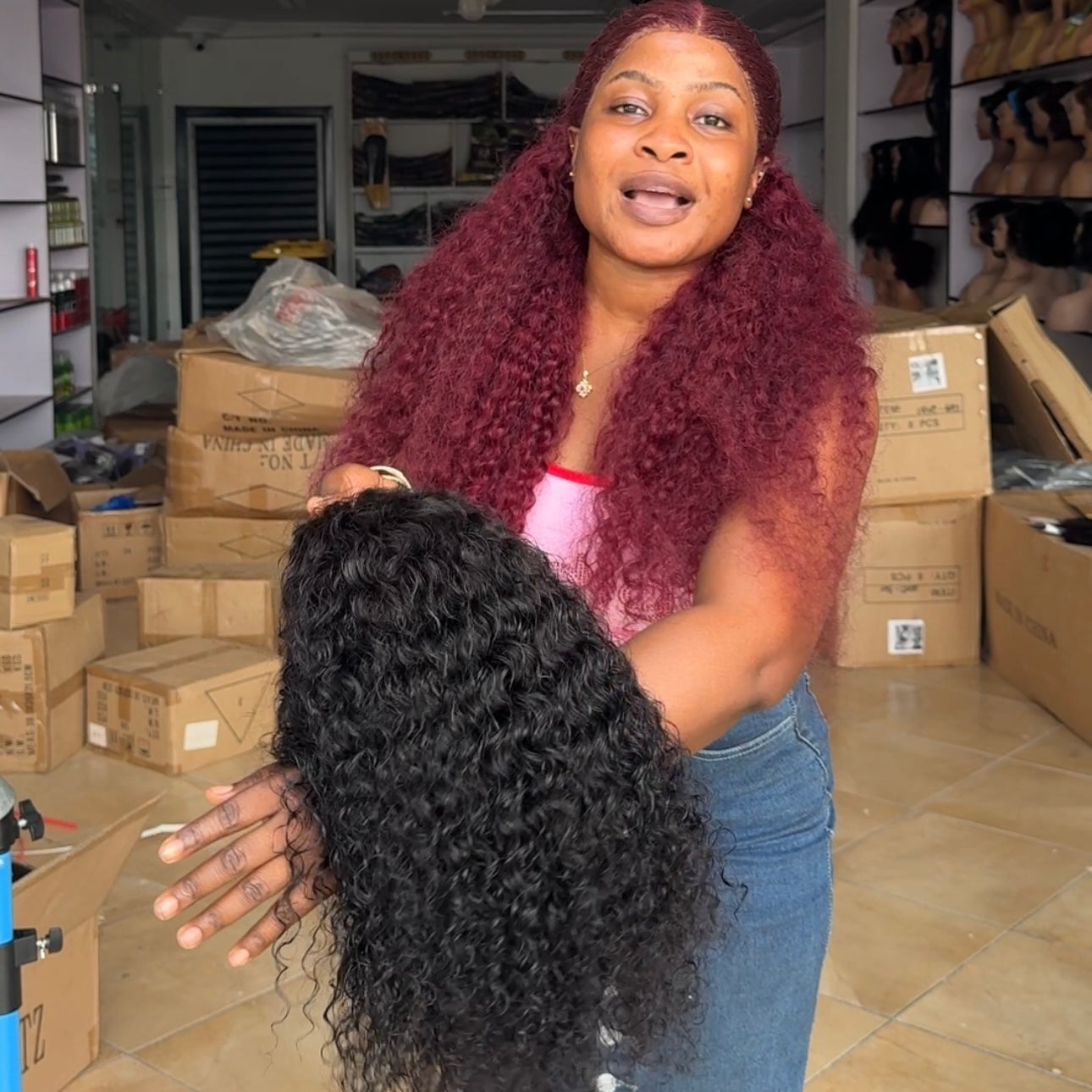 4x4 Closure 
Double Drawn Wet Curls