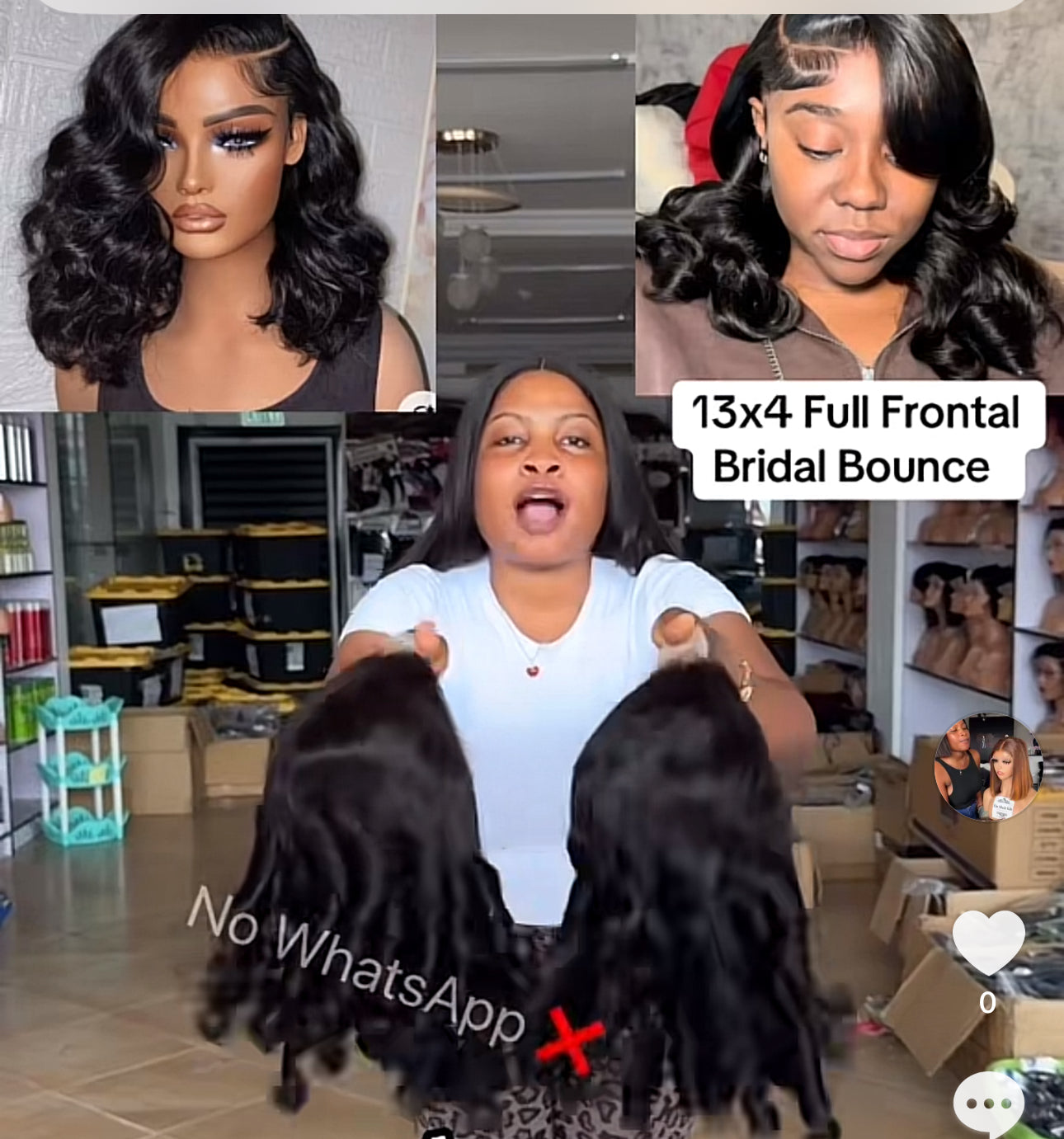 13x4 Full Frontal Bridal Bounce
