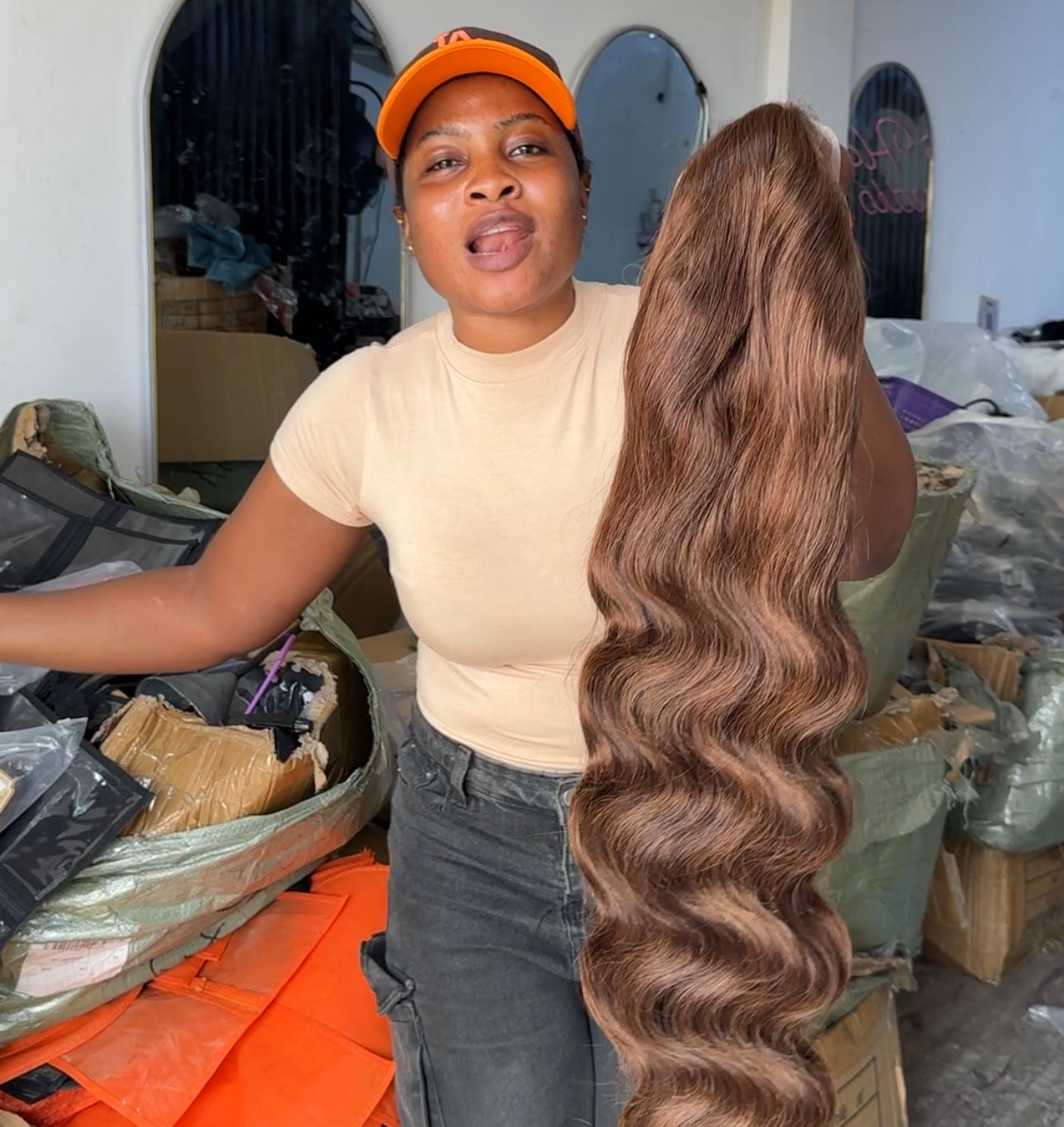 13x4 Full Frontal Brown Bodywave