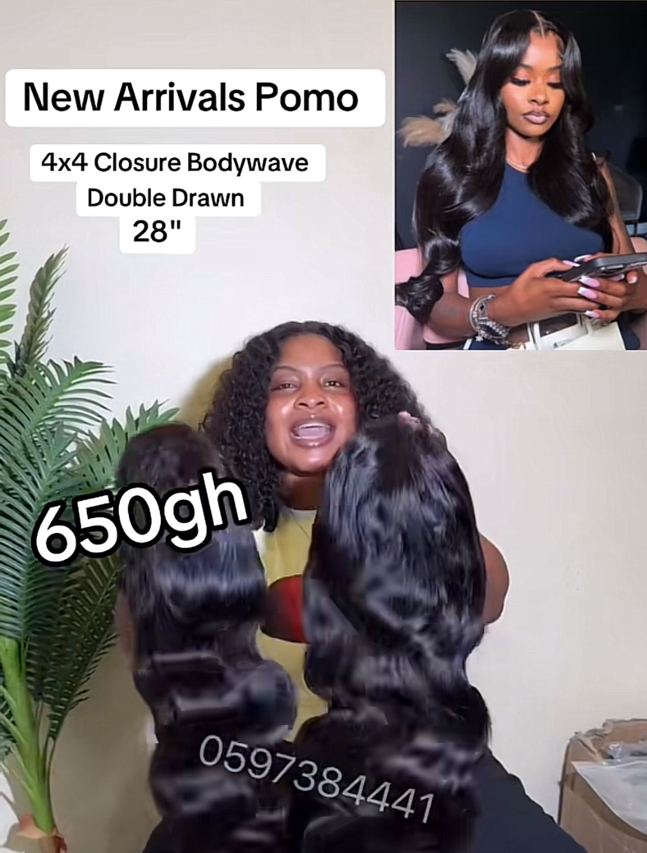 4x4 Closure Bodywave 28”
