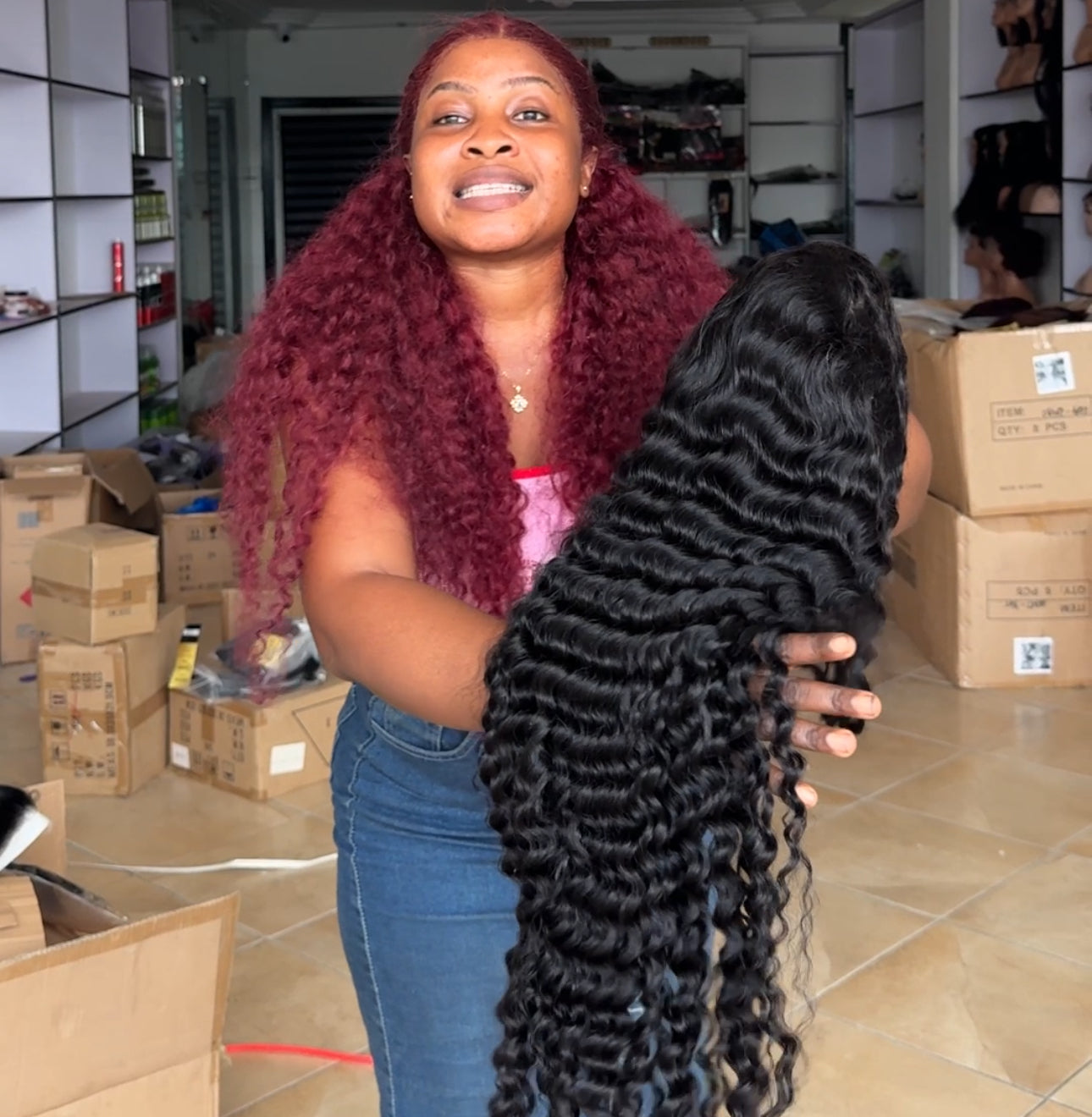 13x4 full frontal Double Drawn Deepwave