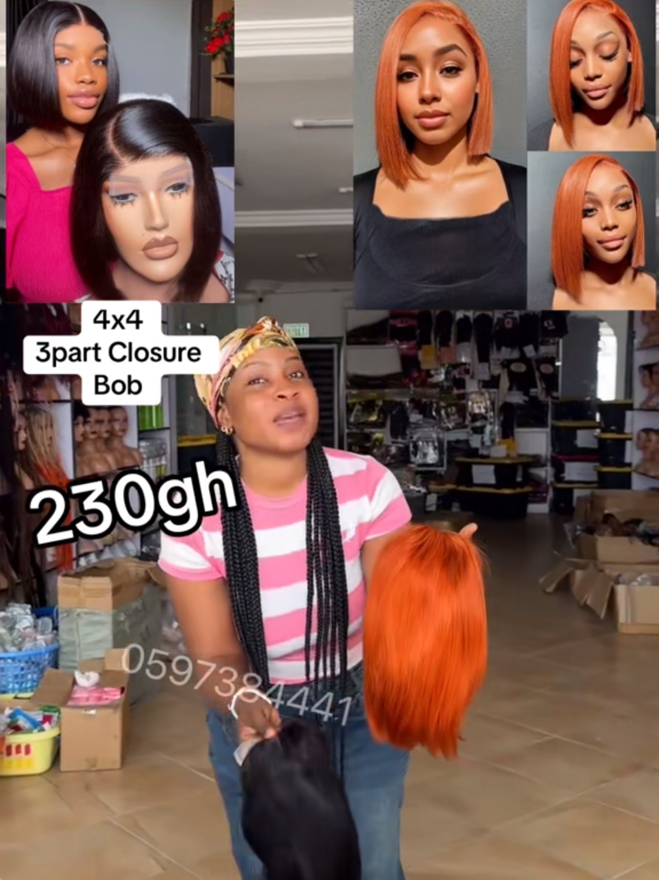 4x4 3part Closure bob