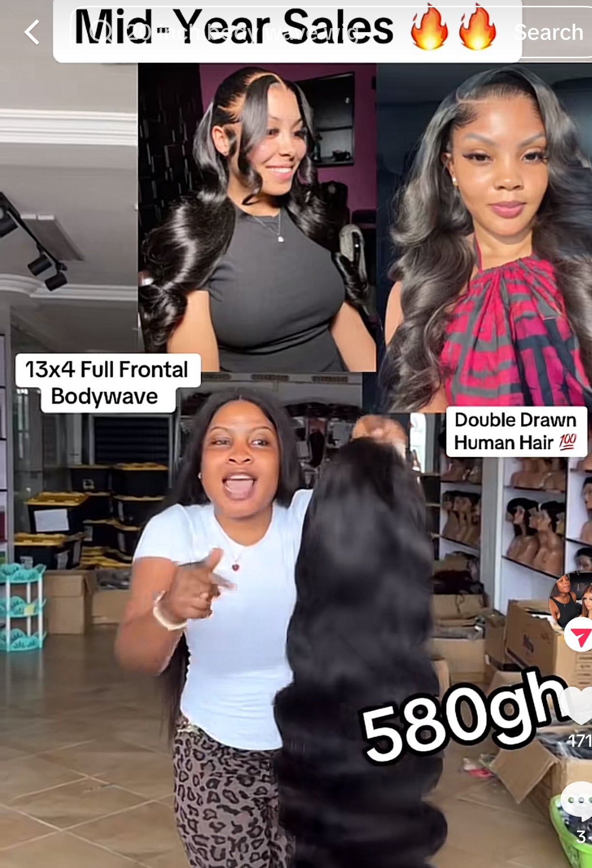 13x4 Full Frontal Bodywave