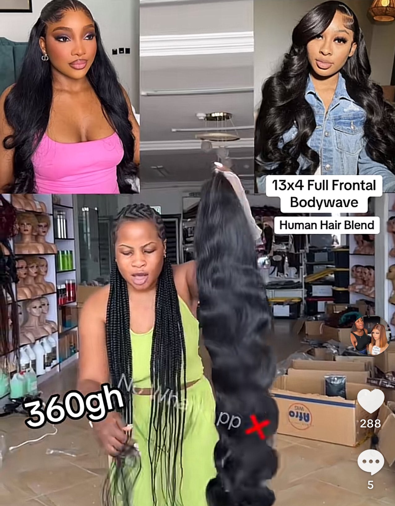 13x4 Full Frontal Bodywave