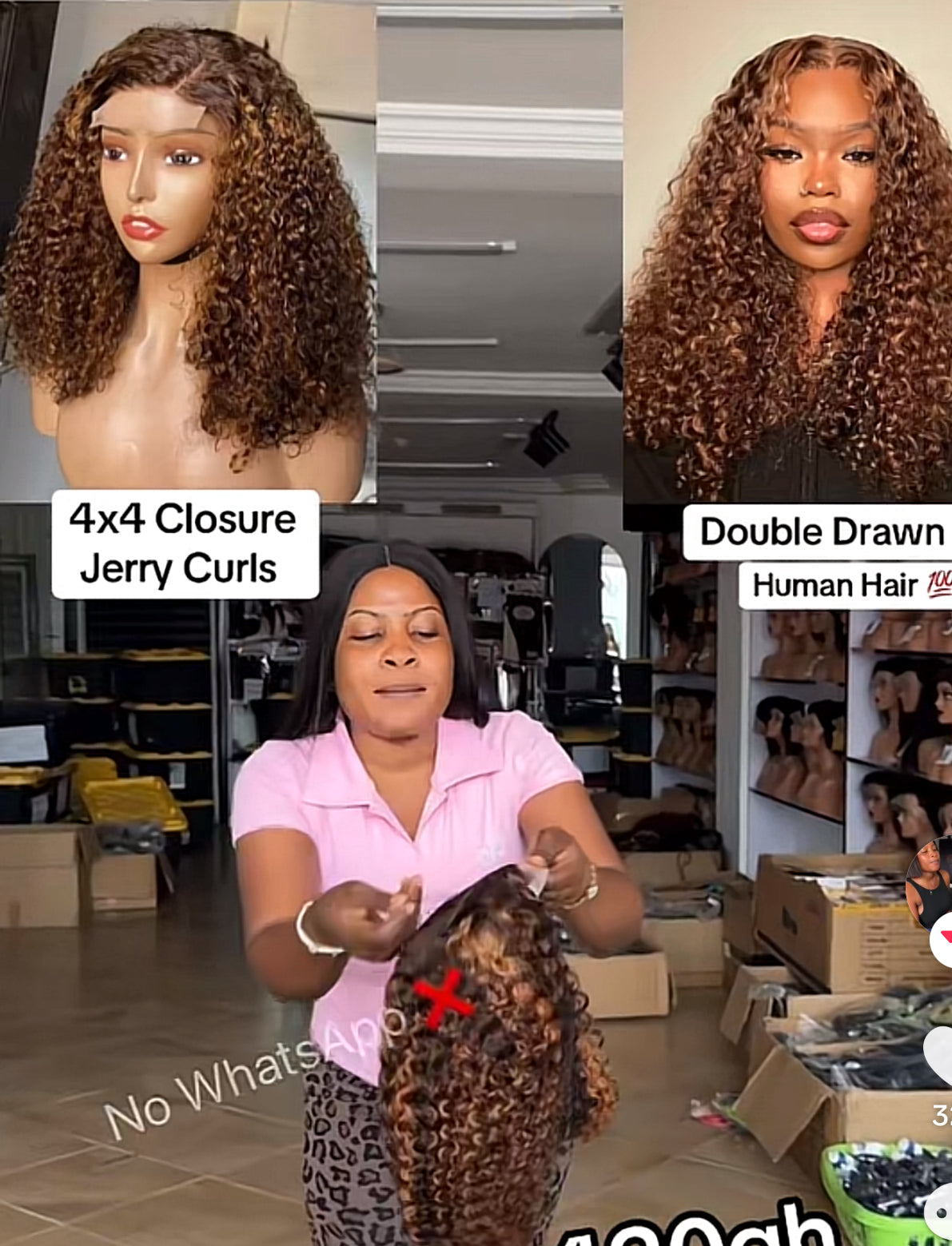 4x4 Closure Jerry Curls DD