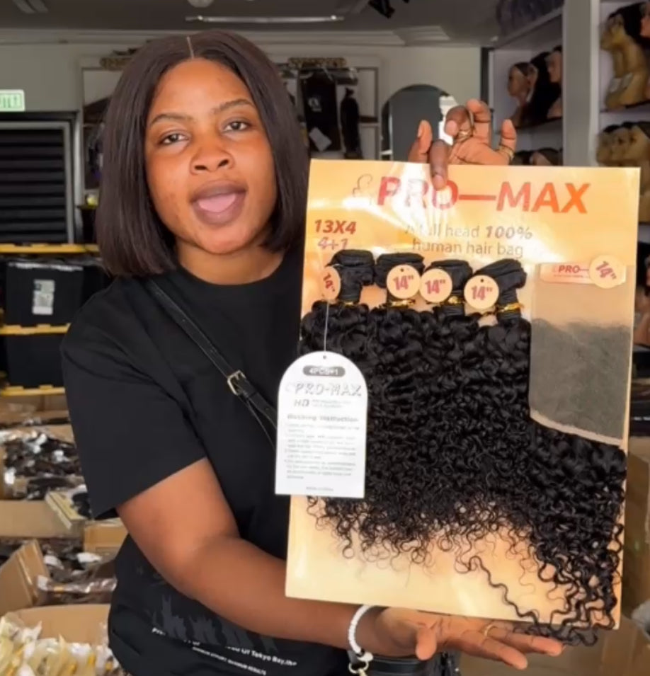 Pro-Max Jerry Curls 13x4 Frontal