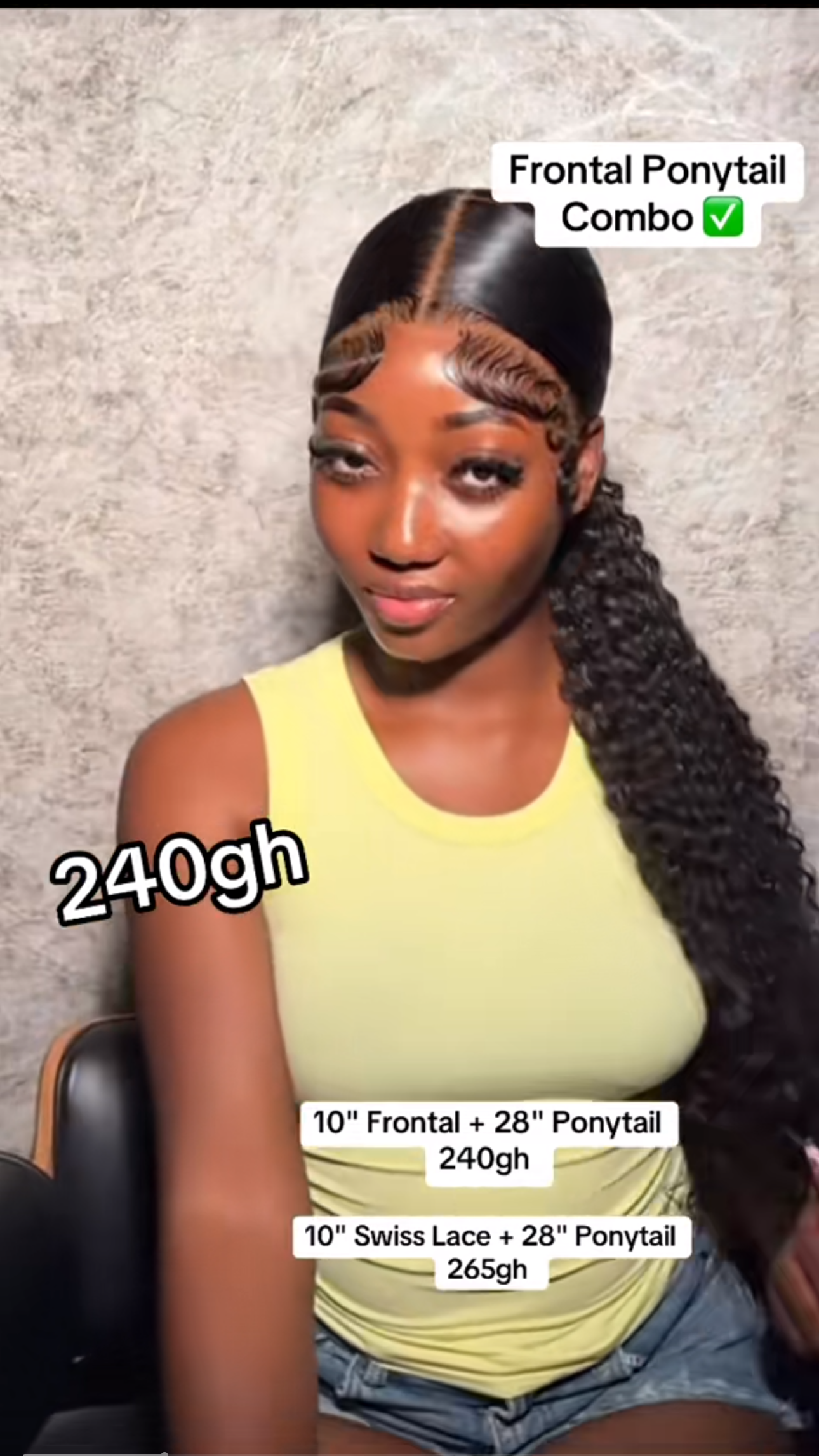 Frontal Pony Combo