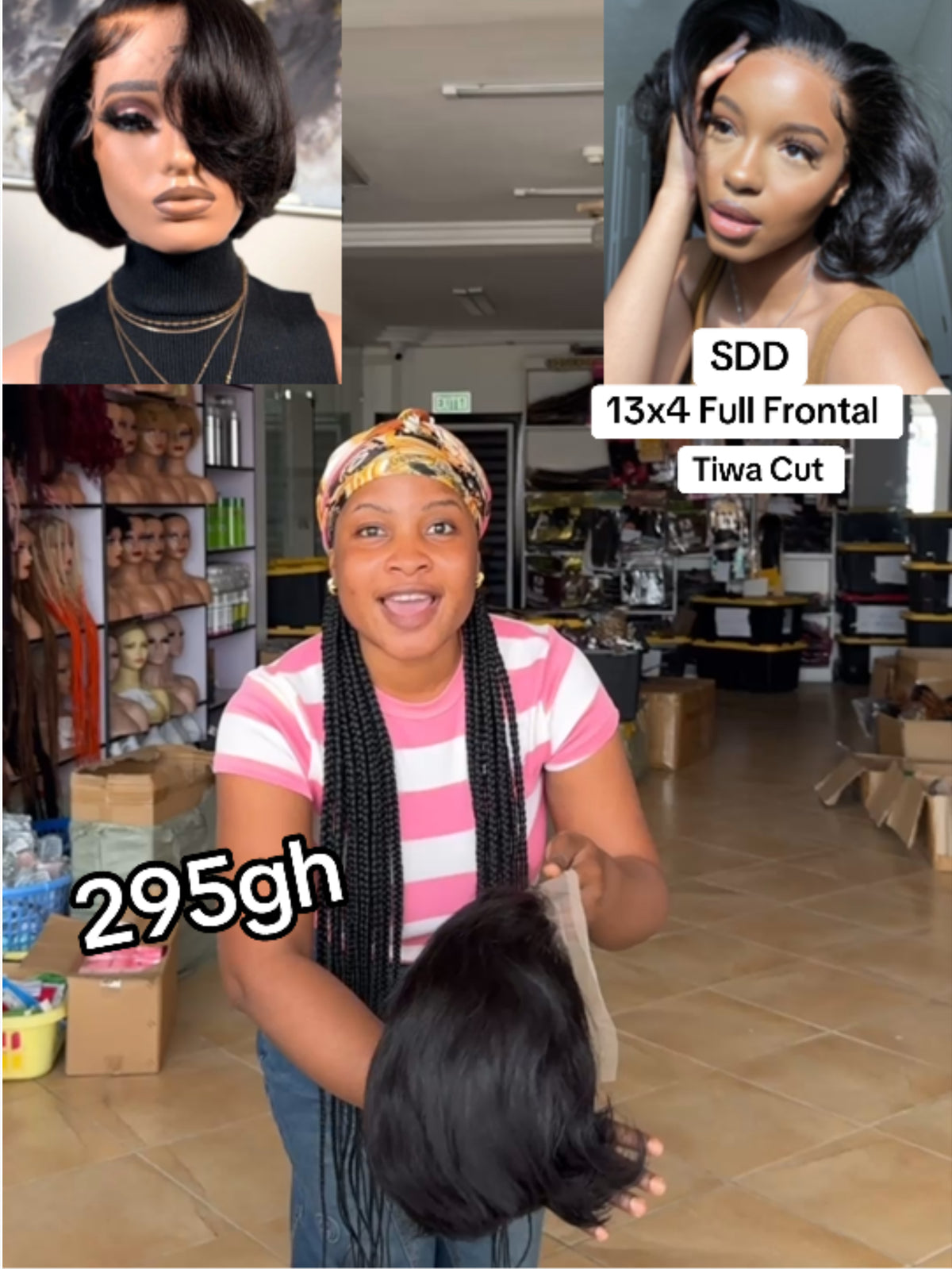 SDD 13x4 Full Frontal Tiwa Cut