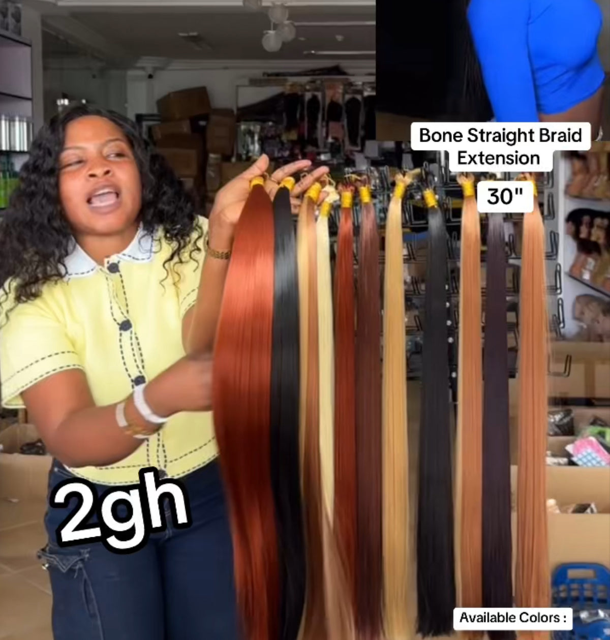 Bone Straight Braids