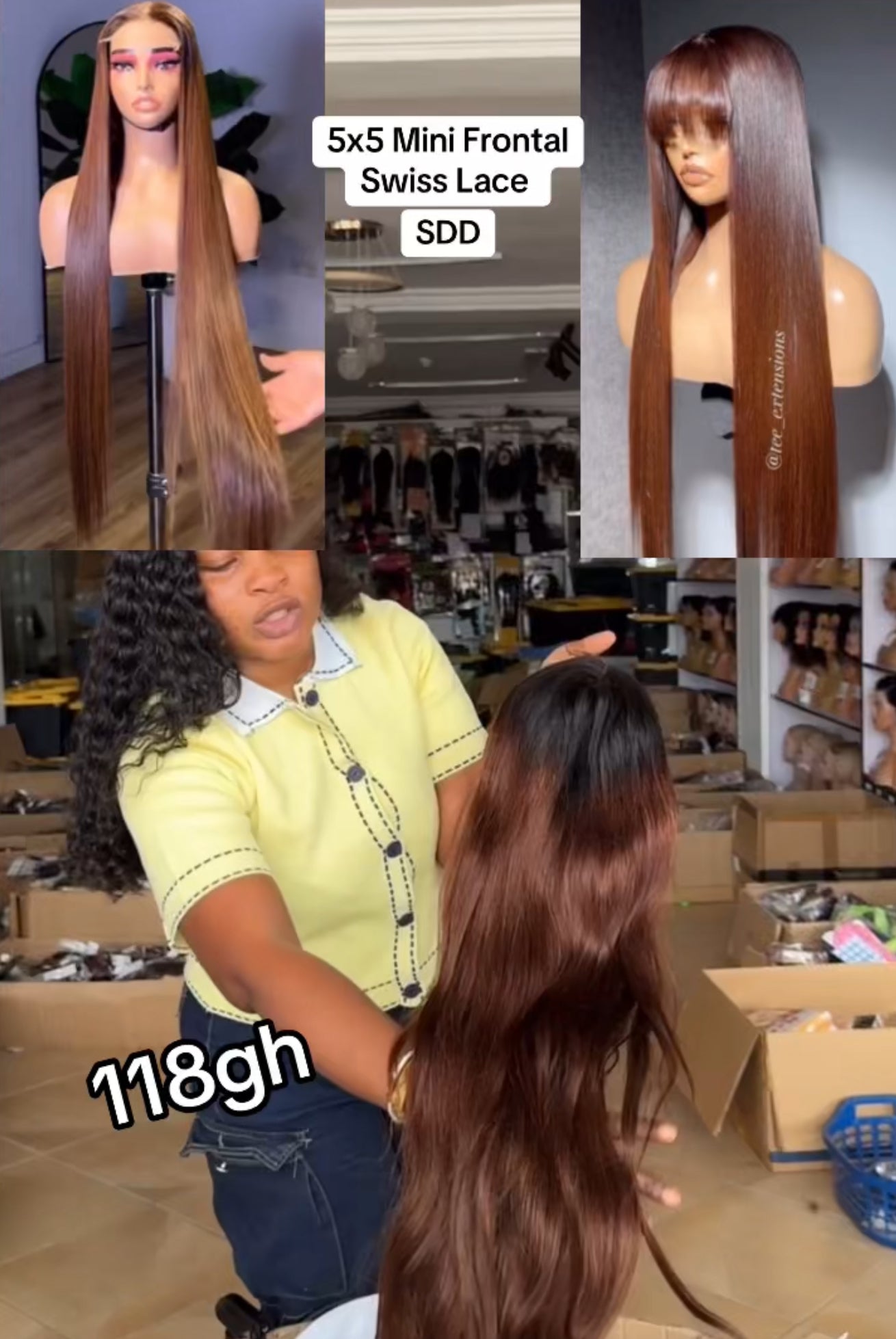 5x5 Mini Frontal Straight (Brown)