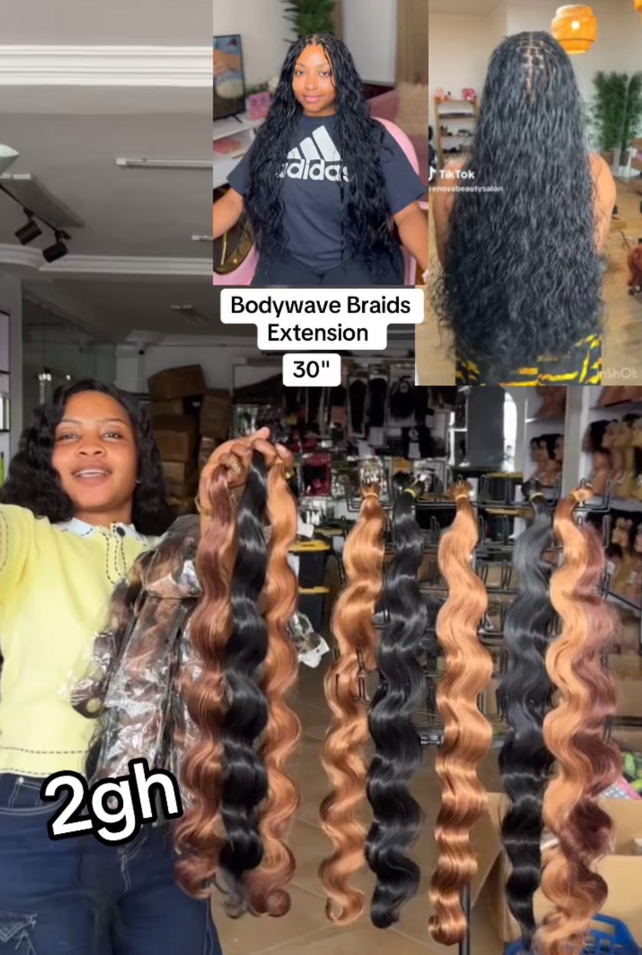Bodywave Briads Extensions