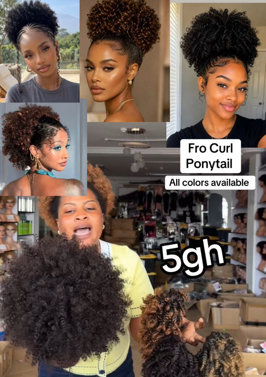 Fro Curl Ponytail