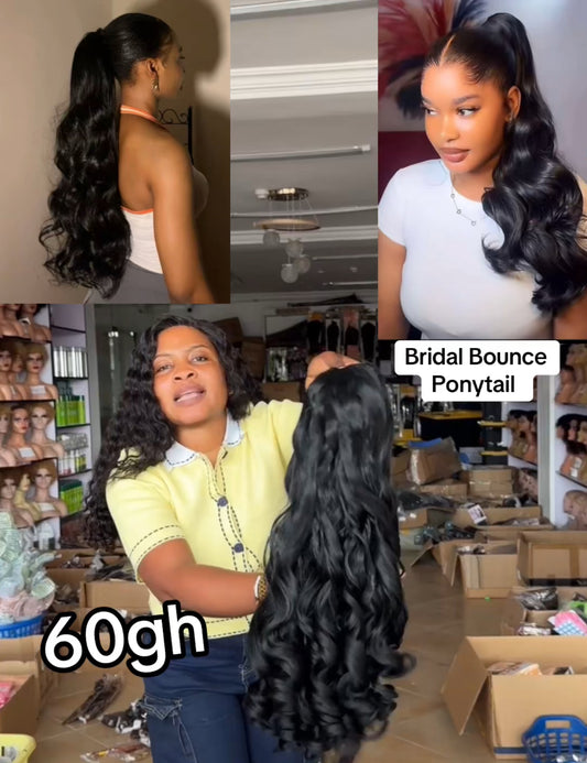 Bridal Bounce Ponytail
