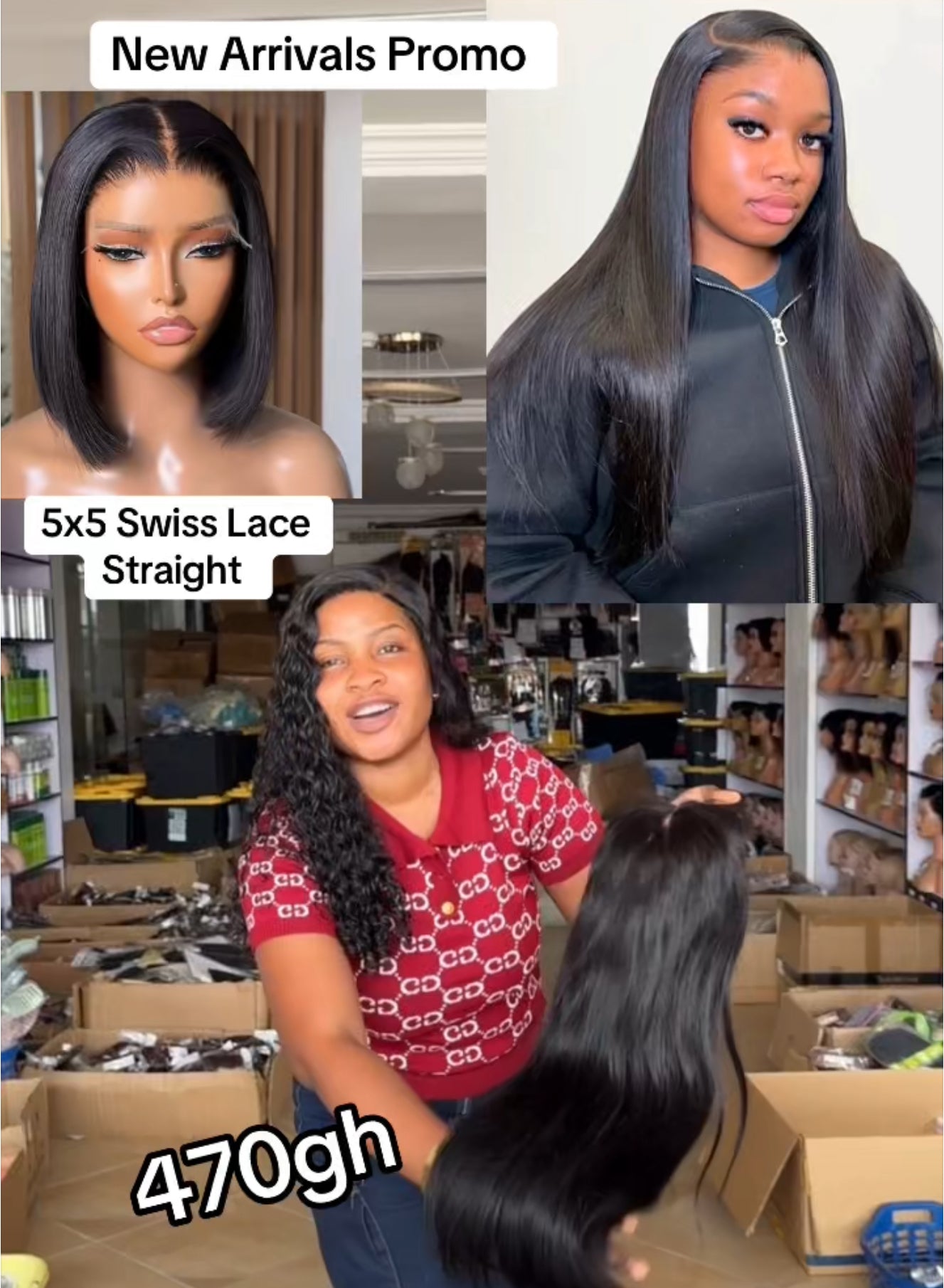 5x5 Swiss Lace Straight SDD