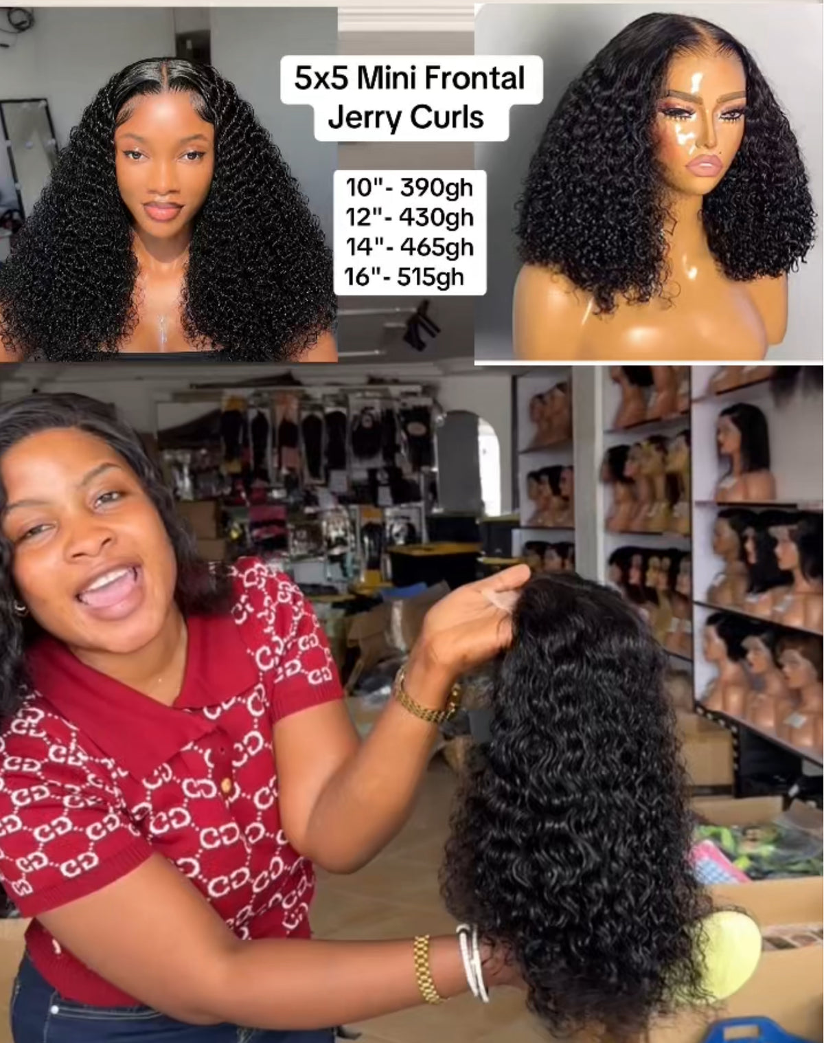 5x5 Mini Frontal Jerry Curls