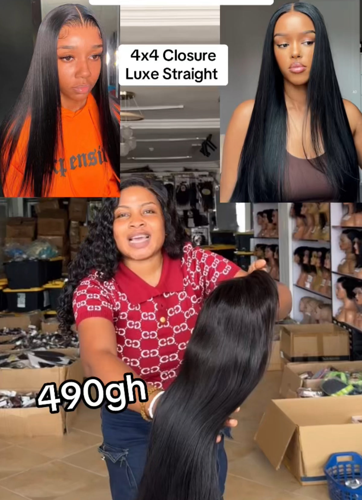 4x4 Closure Luxe Straight