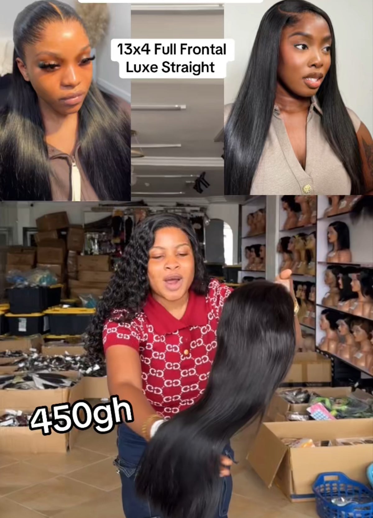 13x4 Full Frontal Luxe Straight