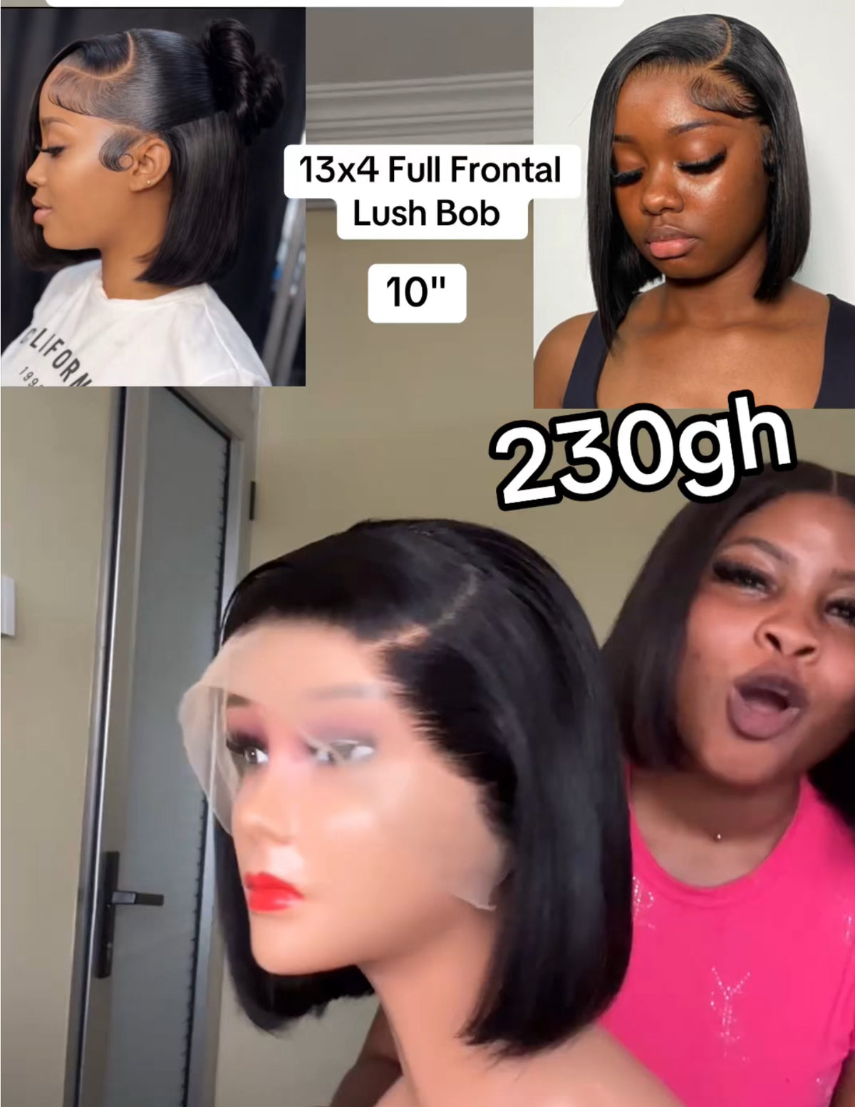 13x4 Full Frontal Lush Bob