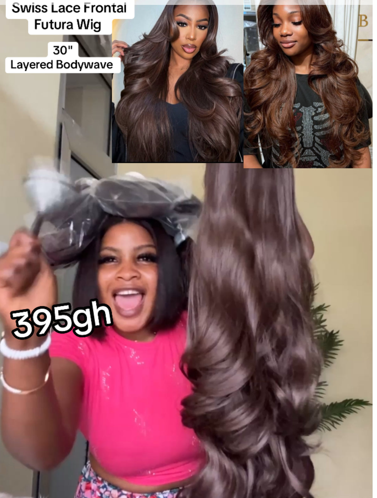 Futura layered Bodywave 30”