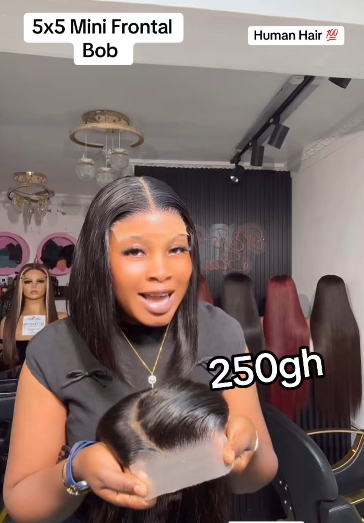 5x5 Mini Frontal Bob
