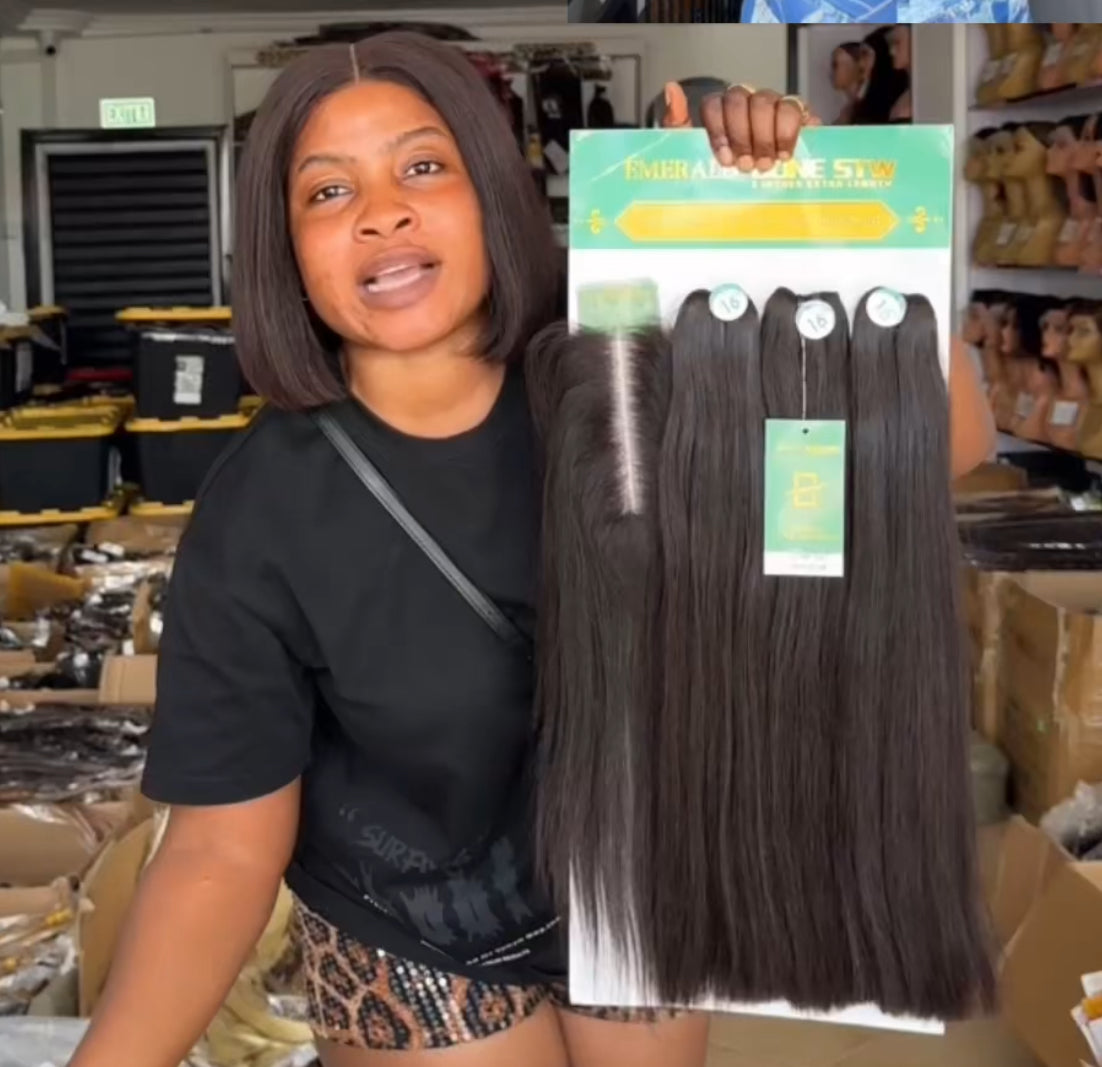 Emerald Bone Straight 2x6 Closure (SDD)