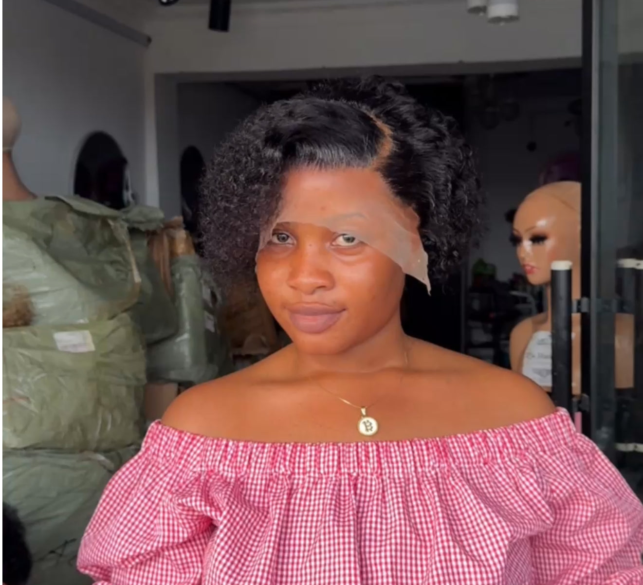 13x4 Full Frontal Jerry curl (black)