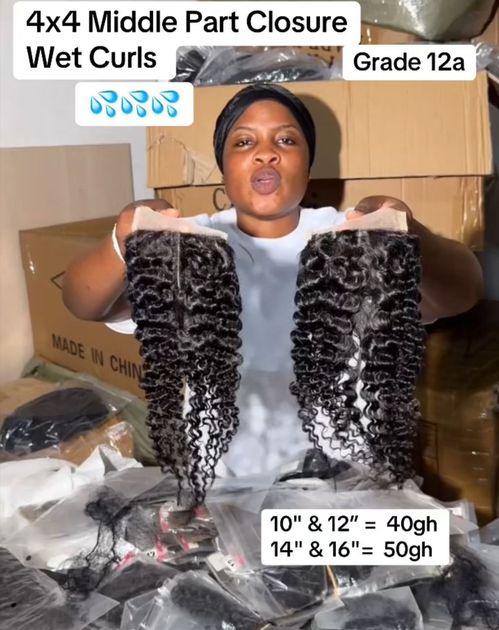 Middle Part Closure