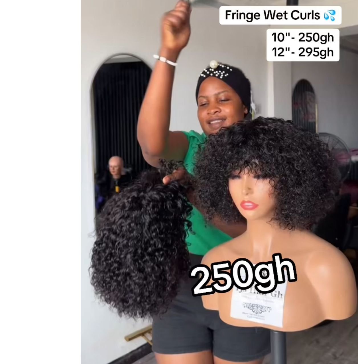 Fringe Wet Curls