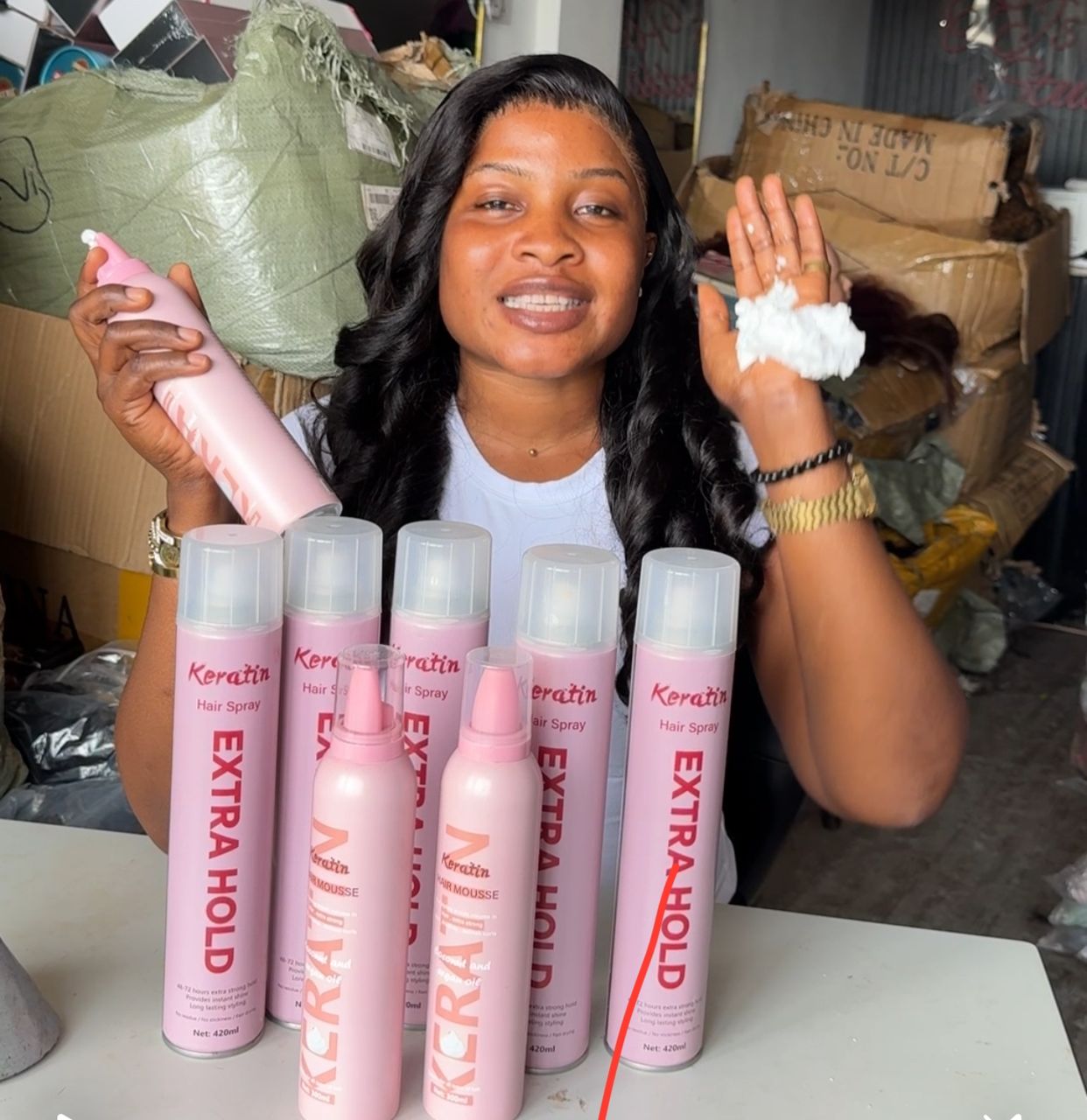 keratin Mousse