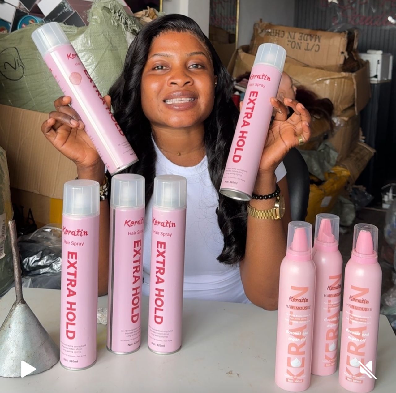 Keratin Holding Spray